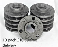 floor flange 3/4" threaded malleable pipe fitting
